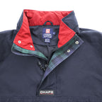CHAPS Ralph Lauren 90年代 フード収納式 アノラックパーカー L ネイビー ドローコード ロシア製