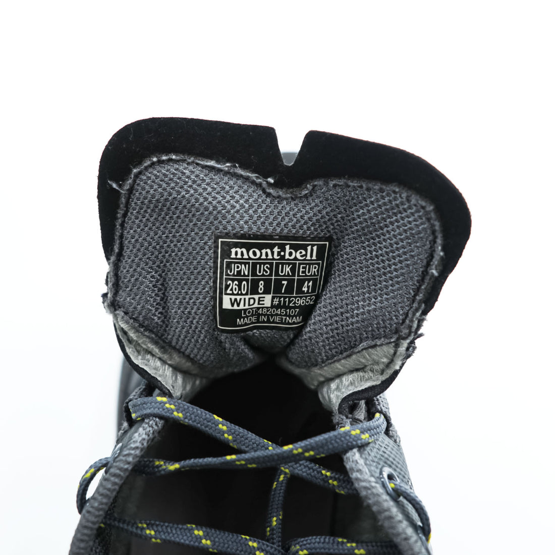 mont-bell トレールウォーカー ワイド GORE-TEX トレッキングシューズ スニーカー 26cm グレー ゴアテックス 防水 WIDE 1129652