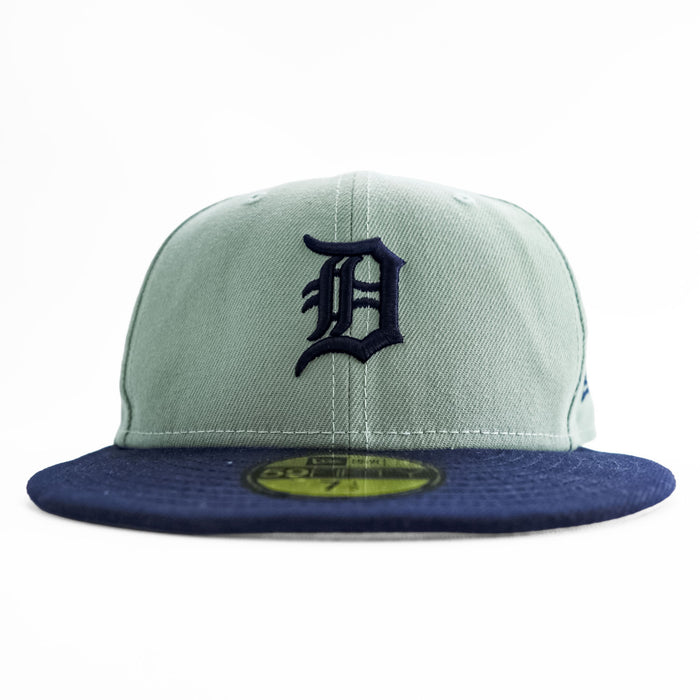 NEW ERA 59FIFTY デトロイト・タイガース ベースボールキャップ 7 1/2 グリーン ネイビー