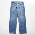 Wrangler 日本製 90年代 ヴィンテージ デニムパンツ ジーンズ L インディゴ ブルー ジッパーフライ レザーパッチ M1906-27