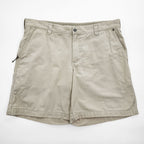 Columbia ダック地 ショートパンツ コットン キャンバス ハーフパンツ XL ベージュ AM4358