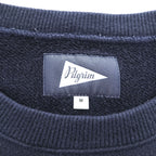 Pilgrim Surf＋Supply 日本製 クルーネック スウェット トレーナー M ネイビー 36-13-0010-375