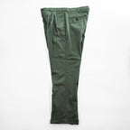 ROUNDTREE ＆YORKE 2タック スラックス パンツ TOTAL FLEX コットン L オリーブ グリーン プリーツ ダブルカフス