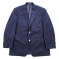 LAUREN RALPH LAUREN 90年代 ヴィンテージ ブレザー 2B テーラードジャケットXL ネイビー ギャバジン macy's men's store 紺ブレ 金ボタン