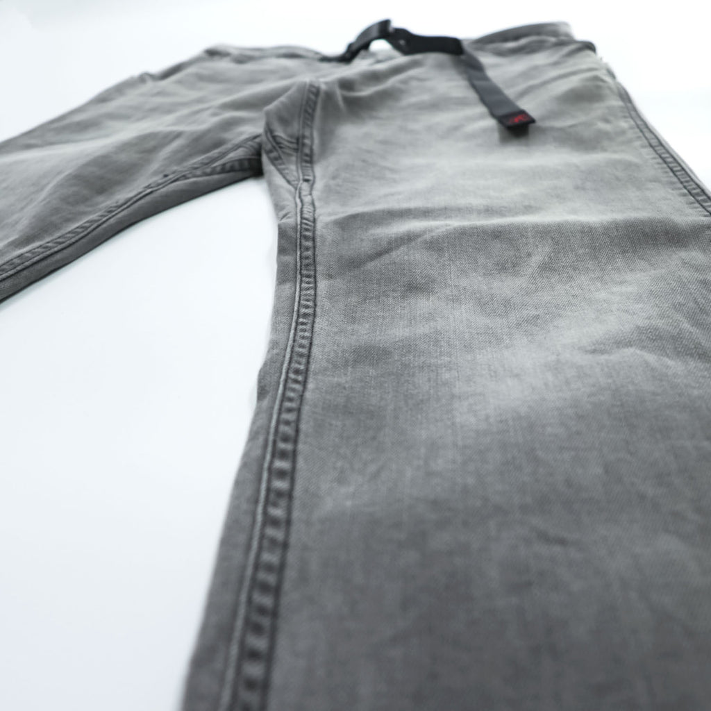 GRAMICCI ストレッチ デニム クライミングパンツ M グレー ベルト付 アウトドア URBAN RESEARCH DOORS別注