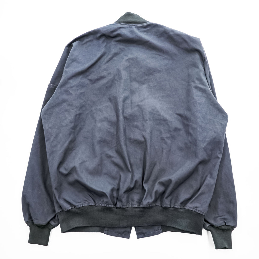 90s Vintage Work Bomber Jacket CINTAS ワーク ボンバージャケット ジップアップ ブルゾン XL グレー 90年代