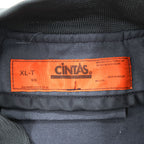 90s Vintage Work Bomber Jacket CINTAS ワーク ボンバージャケット ジップアップ ブルゾン XL グレー 90年代
