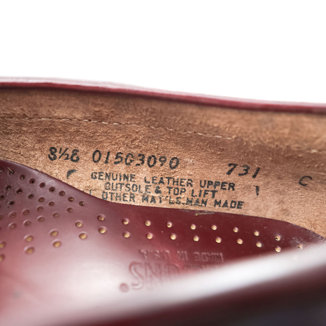 G.H.BASS 米国製 デッドストック USA製 WEEJUNS レザー ペニーローファー LEAVITT PENNY 26.5cm アイビー N731 未使用品