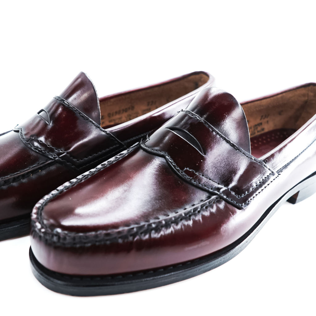 G.H.BASS 米国製 デッドストック USA製 WEEJUNS レザー ペニーローファー LEAVITT PENNY 26.5cm アイビー N731 未使用品