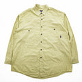 Patagonia 90年代 オーガニックピマコットン 長袖 シャツ XL イエロー チェック 99年製 ORGANIC PIMA COTTON 53834 ポルトガル製