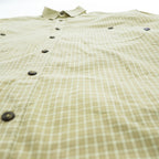 Patagonia 90年代 オーガニックピマコットン 長袖 シャツ XL イエロー チェック 99年製 ORGANIC PIMA COTTON 53834 ポルトガル製