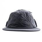 DAIWA PIER39 キルティング フライトキャップ TECH COLD PROOF DRIVING CAP ブラック 撥水 イヤーフラップ 耳当て BC-51023W