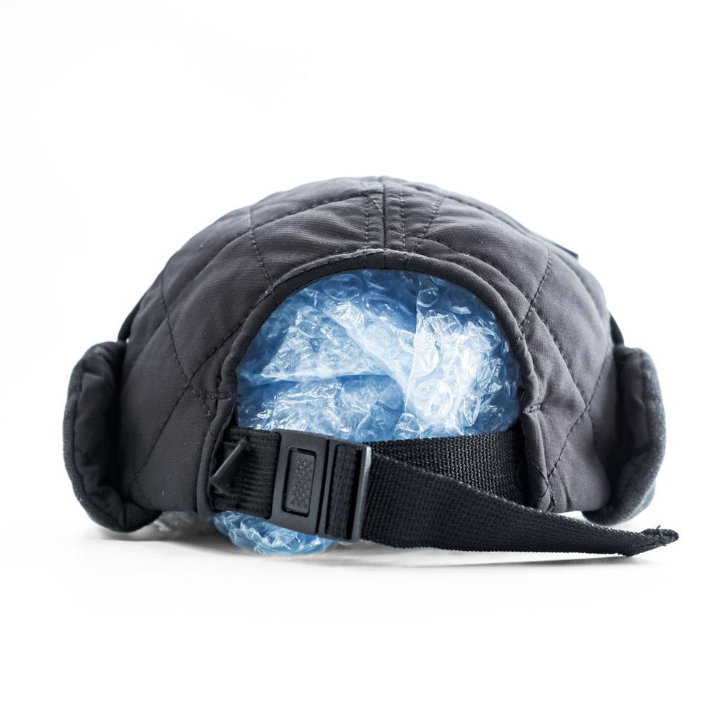DAIWA PIER39 キルティング フライトキャップ TECH COLD PROOF DRIVING CAP ブラック 撥水 イヤーフラップ 耳当て BC-51023W