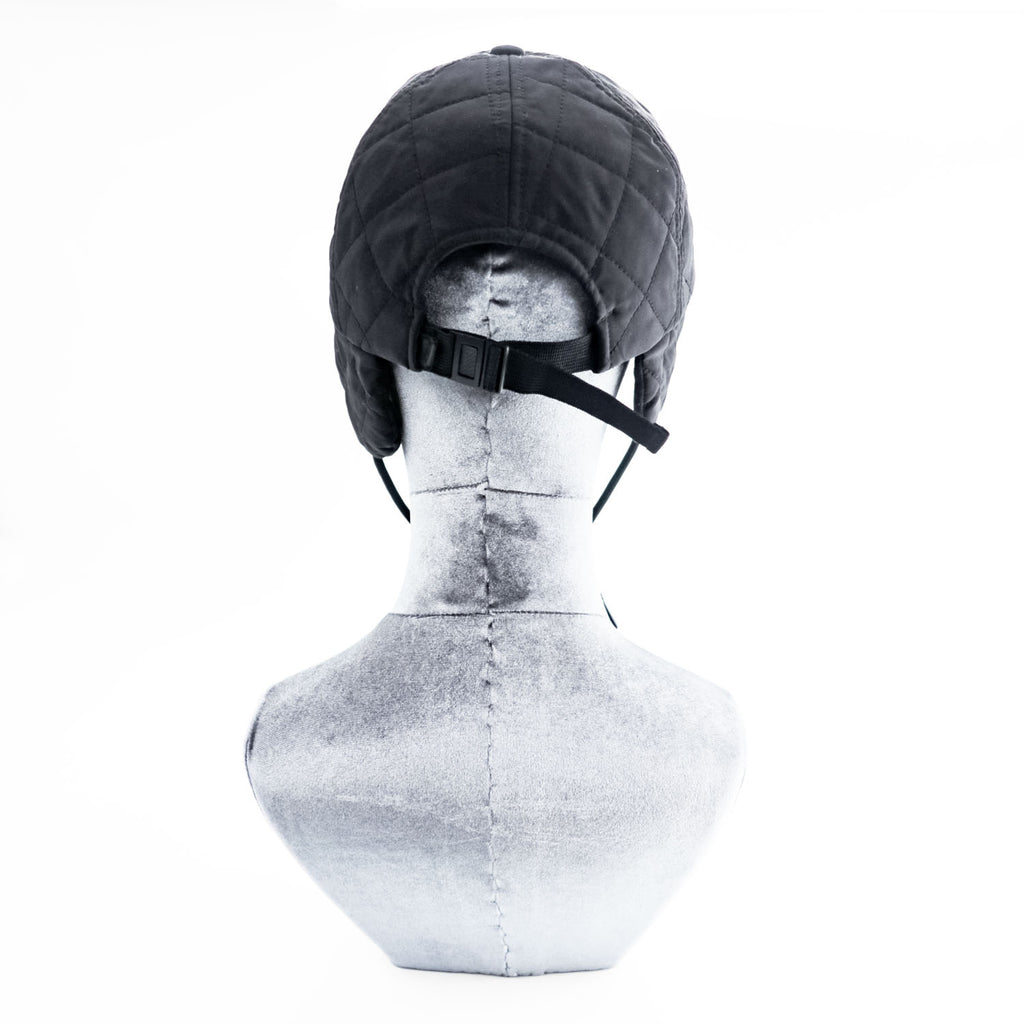DAIWA PIER39 キルティング フライトキャップ TECH COLD PROOF DRIVING CAP ブラック 撥水 イヤーフラップ 耳当て BC-51023W