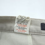 DOCKERS GOLF( Levi's ) 00年代 ヴィンテージ チノパンツ 2タック スラックス L ベージュ ワイド プリーツ