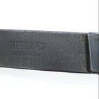 Needles イングランド製 クイックリリースベルト ブラック メタルバックル ファイヤーマン