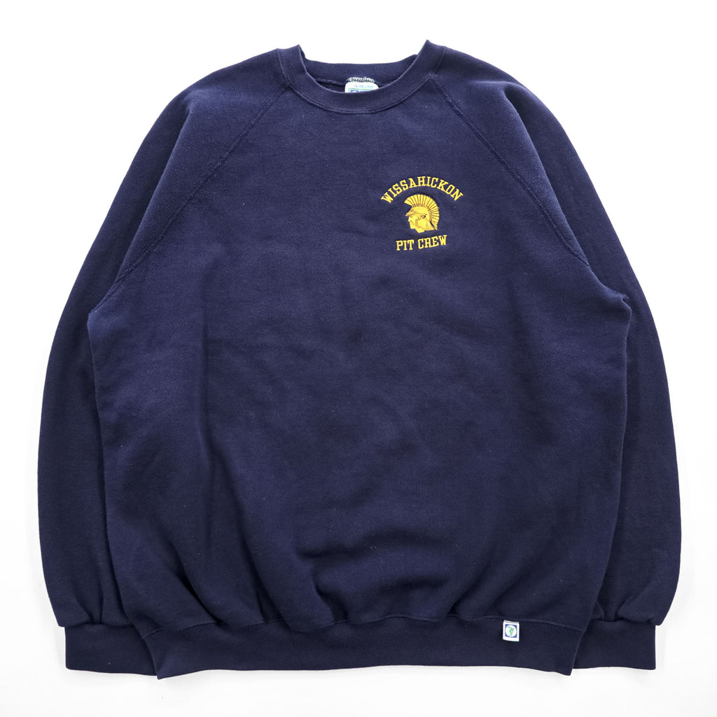 DISCUS ATHLETIC 90年代 USA製 ヴィンテージ スウェット トレーナー XL ネイビー WISSAHICKON PIT CREW