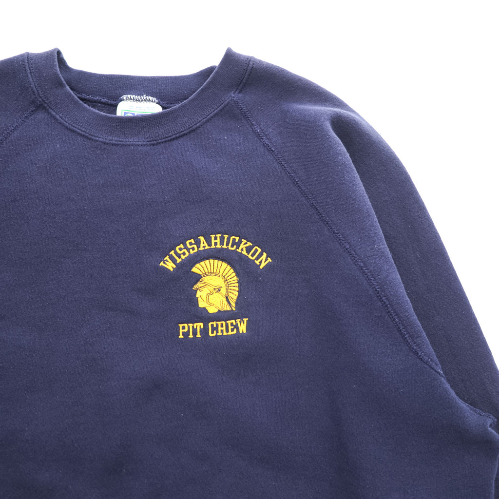 DISCUS ATHLETIC 90年代 USA製 ヴィンテージ スウェット トレーナー XL ネイビー WISSAHICKON PIT CREW