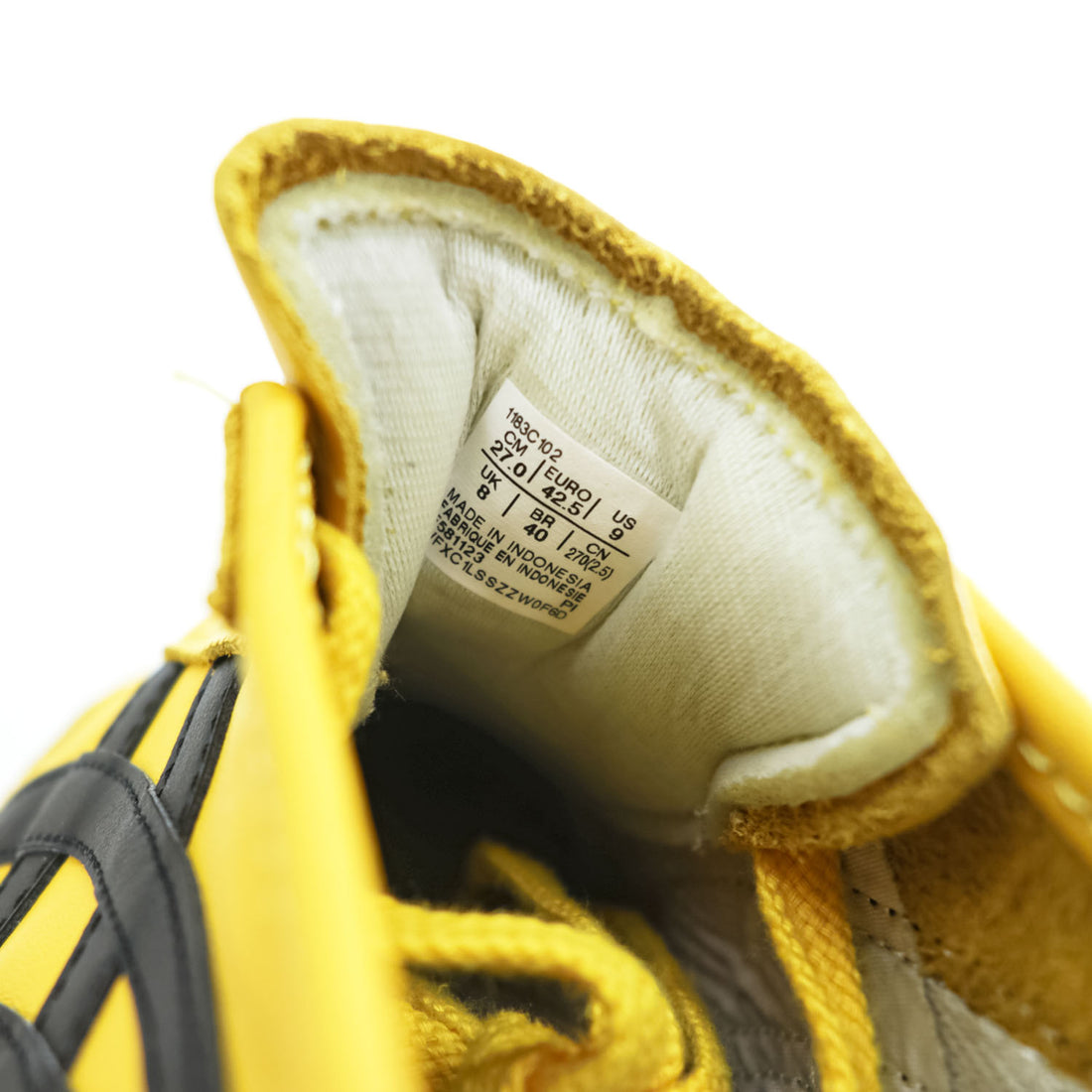 Onitsuka Tiger メキシコ MEXICO 66 スニーカー 27cm イエロー ブラック 1183C102