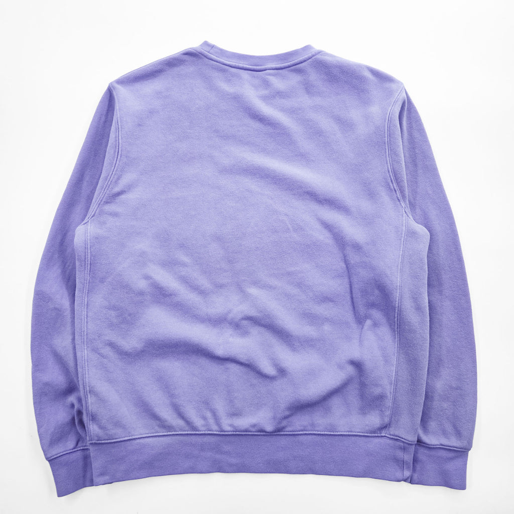 NIKE クルーネック スウェット トレーナー M パープル ワンポイントロゴ BV2662-589