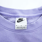 NIKE クルーネック スウェット トレーナー M パープル ワンポイントロゴ BV2662-589