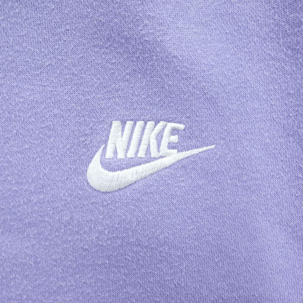 NIKE クルーネック スウェット トレーナー M パープル ワンポイントロゴ BV2662-589