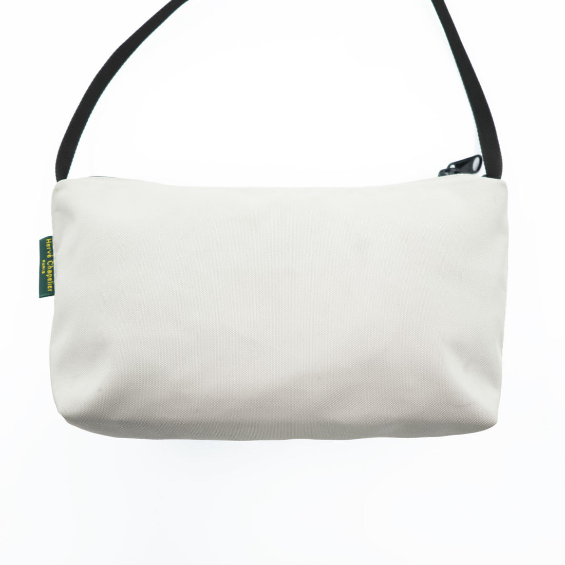Hervé Chapelier 2884N ナイロン スクエア ショルダーバッグ ベージュ キャンバス フランス製