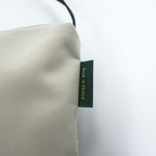 Hervé Chapelier 2884N ナイロン スクエア ショルダーバッグ ベージュ キャンバス フランス製