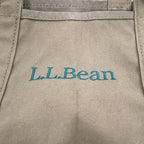 L.L.Bean グローサリートート コットンキャンバス オリーブブラウン ロゴ刺繍 301371 大容量