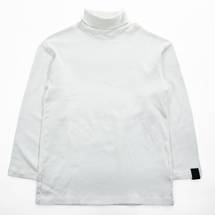 N.HOOLYWOOD 日本製 ワッフル タートルネック 長袖 ロングスリーブ サーマル Tシャツ M ホワイト 2212-CS10-019 peg
