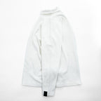 N.HOOLYWOOD 日本製 ワッフル タートルネック 長袖 ロングスリーブ サーマル Tシャツ M ホワイト 2212-CS10-019 peg