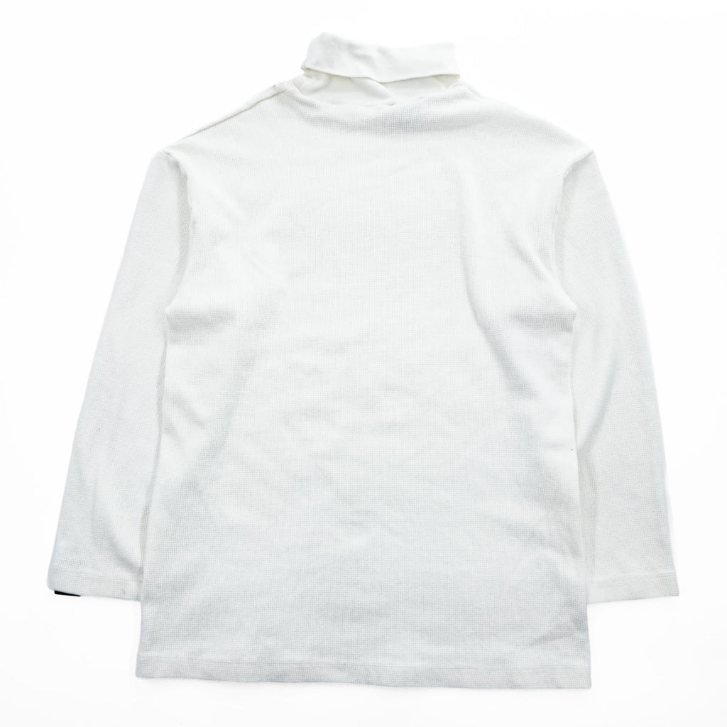 N.HOOLYWOOD 日本製 ワッフル タートルネック 長袖 ロングスリーブ サーマル Tシャツ M ホワイト 2212-CS10-019 peg
