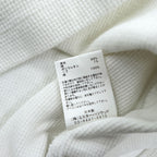 N.HOOLYWOOD 日本製 ワッフル タートルネック 長袖 ロングスリーブ サーマル Tシャツ M ホワイト 2212-CS10-019 peg