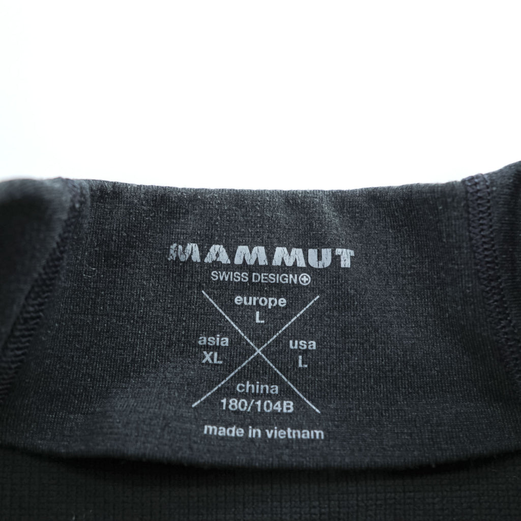MAMMUT ポーラテック POLARTEC フリースジャケット L グレー LAB CARE ストレッチ 743480-1-1-LAB