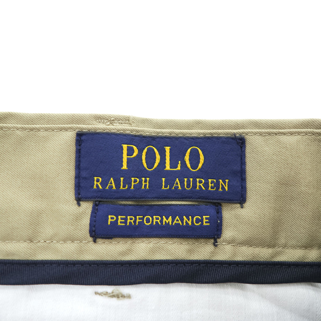 Polo Ralph Lauren ストレッチ チノパンツ PERFORMANCE STRETCH 33 / 30 ベージュ  CLASSIC FIT