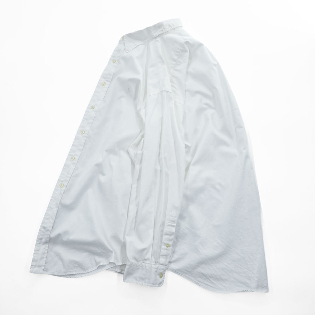 Ralph Lauren 90年代 YARMOUTH 長袖 ボタンダウンシャツ XL ホワイト ポニー刺繍 ビッグサイズ