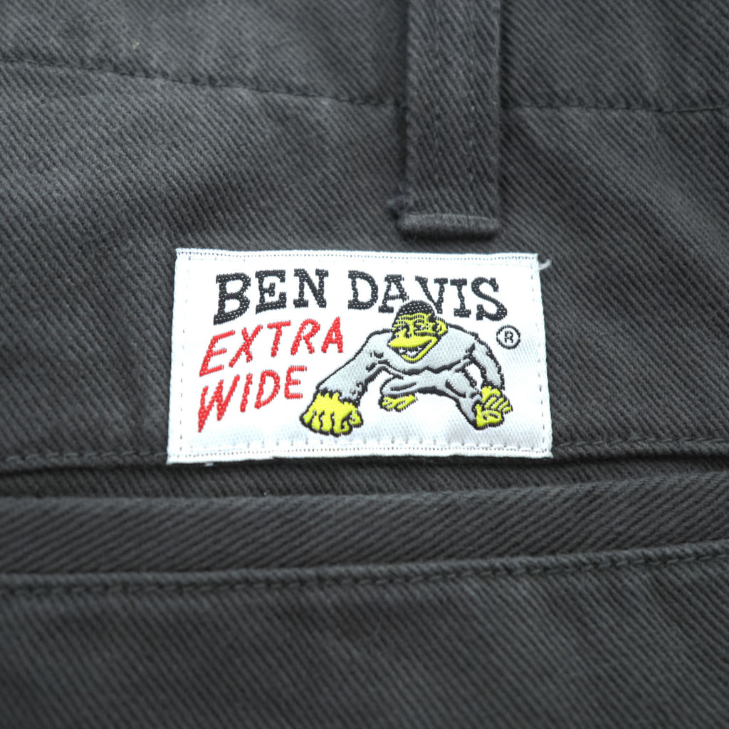 BEN DAVIS ワイド チノ ワークパンツ M グレー EXTRA WIDE ゴリラカット