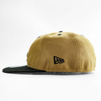 NEW ERA 59FIFTY ロサンゼルス・ドジャース LAロゴ フィッテッドキャップ 7 1/2 ベージュ ブラック