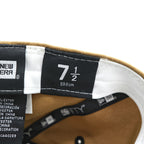 NEW ERA 59FIFTY ロサンゼルス・ドジャース LAロゴ フィッテッドキャップ 7 1/2 ベージュ ブラック