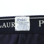 Polo Ralph Lauren 鹿の子 イージーパンツ パジャマパンツ L ネイビー スモールポニー ロゴ 刺繍