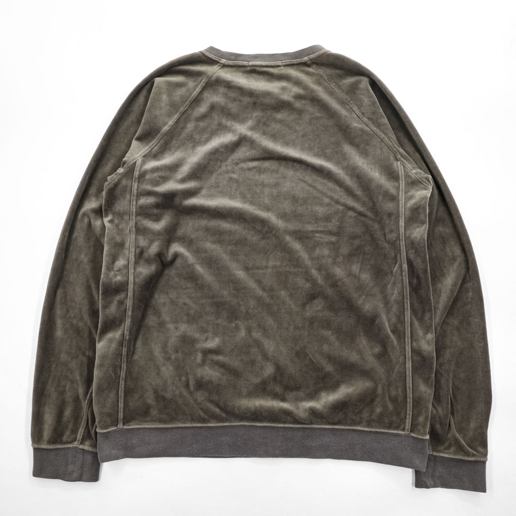 nonnative 日本製 ベロア スウェット トレーナー M ブラウン ラグランスリーブ