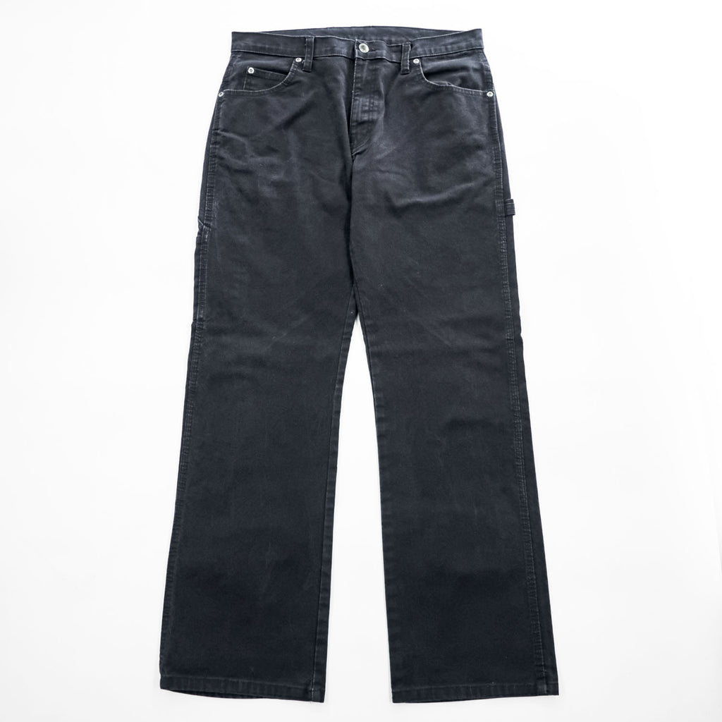 Dickies ダック地 ペインターパンツ 33 × 32 ブラック キャンバス