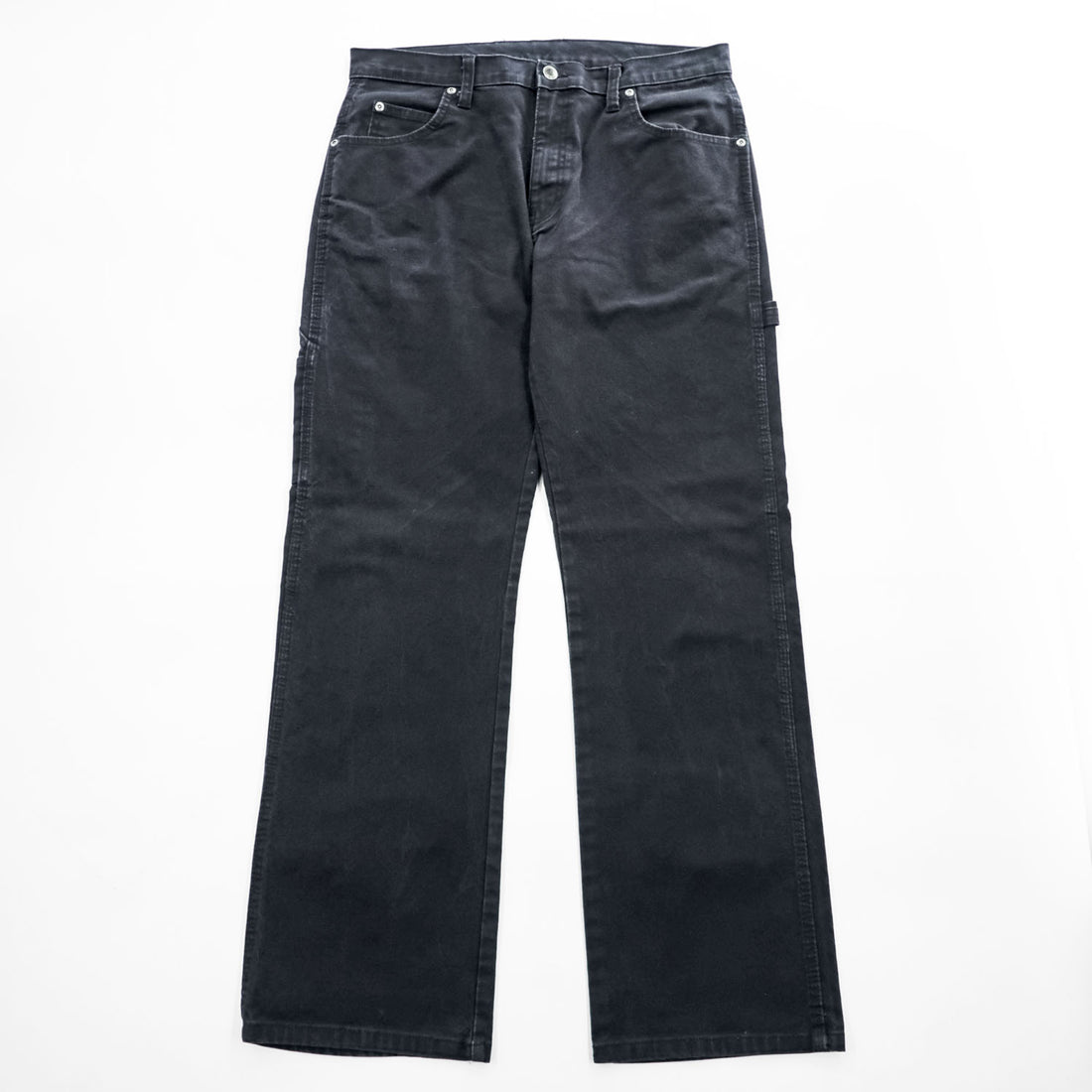 Dickies ダック地 ペインターパンツ 33 × 32 ブラック キャンバス