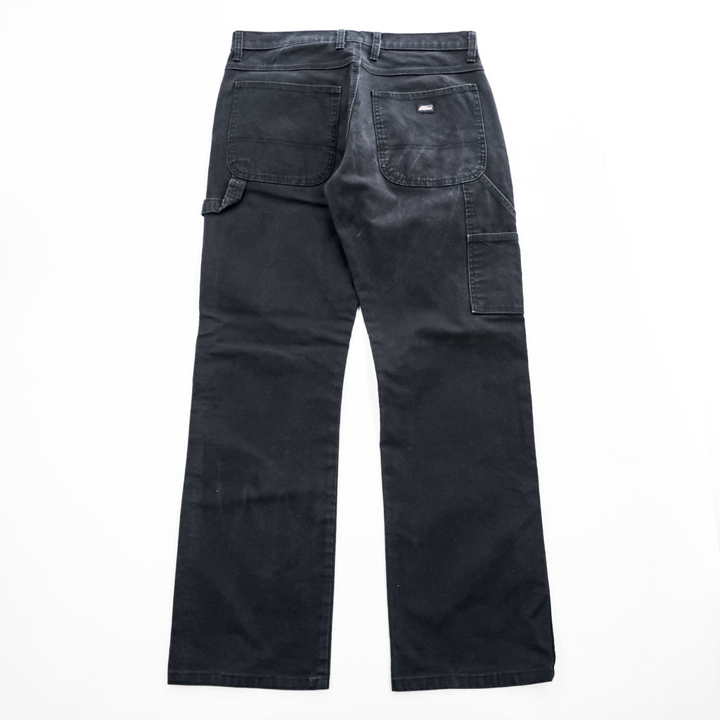 Dickies ダック地 ペインターパンツ 33 × 32 ブラック キャンバス