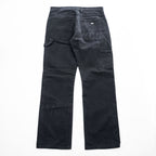 Dickies ダック地 ペインターパンツ 33 × 32 ブラック キャンバス