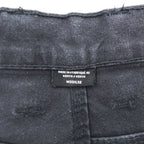 Dickies ダック地 ペインターパンツ 33 × 32 ブラック キャンバス