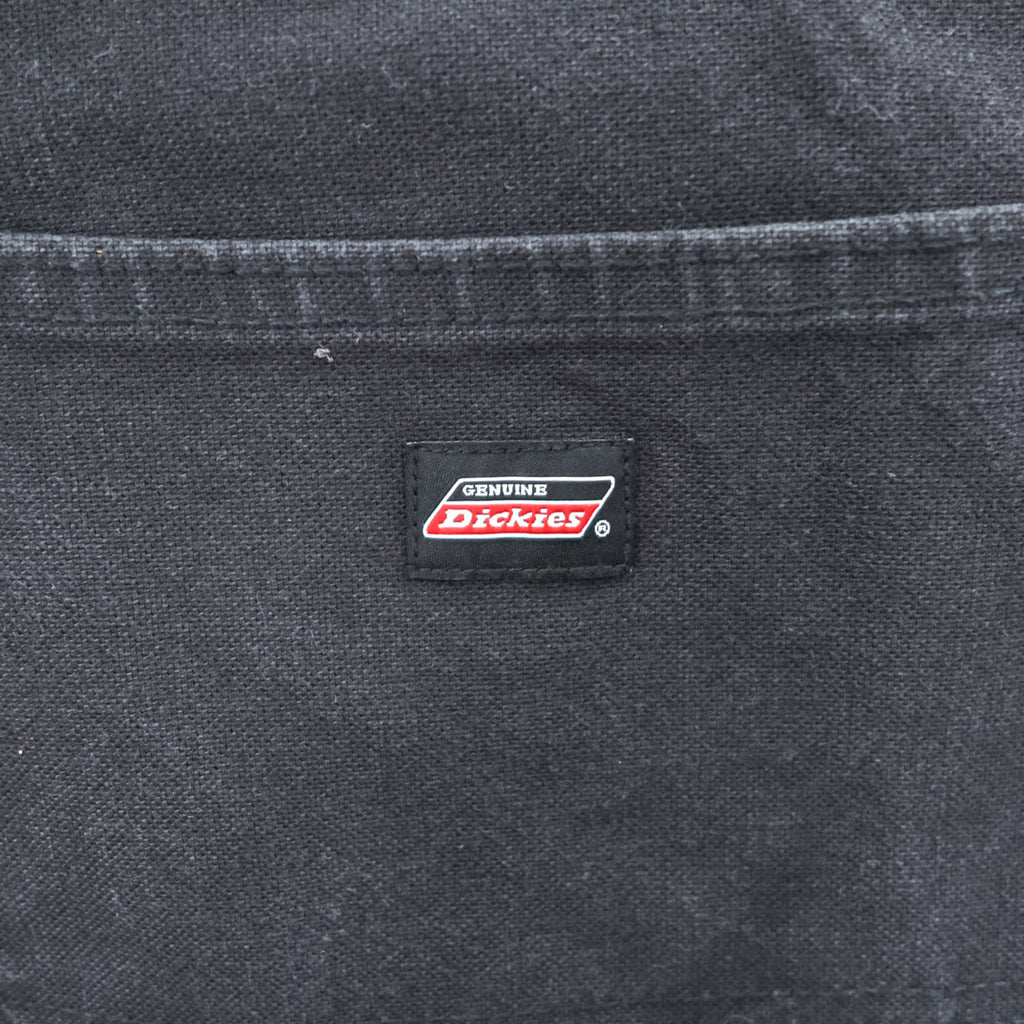 Dickies ダック地 ペインターパンツ 33 × 32 ブラック キャンバス