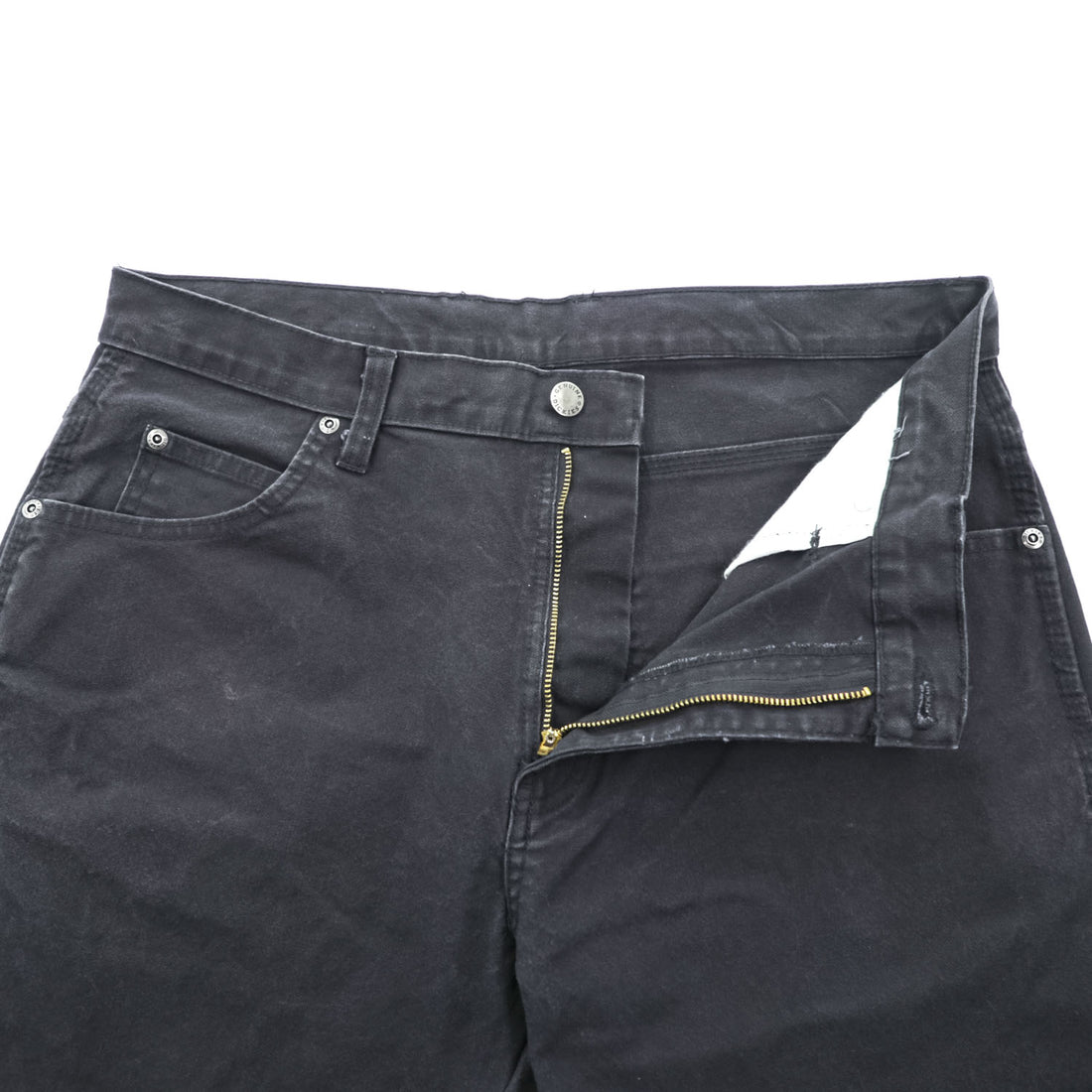 Dickies ダック地 ペインターパンツ 33 × 32 ブラック キャンバス