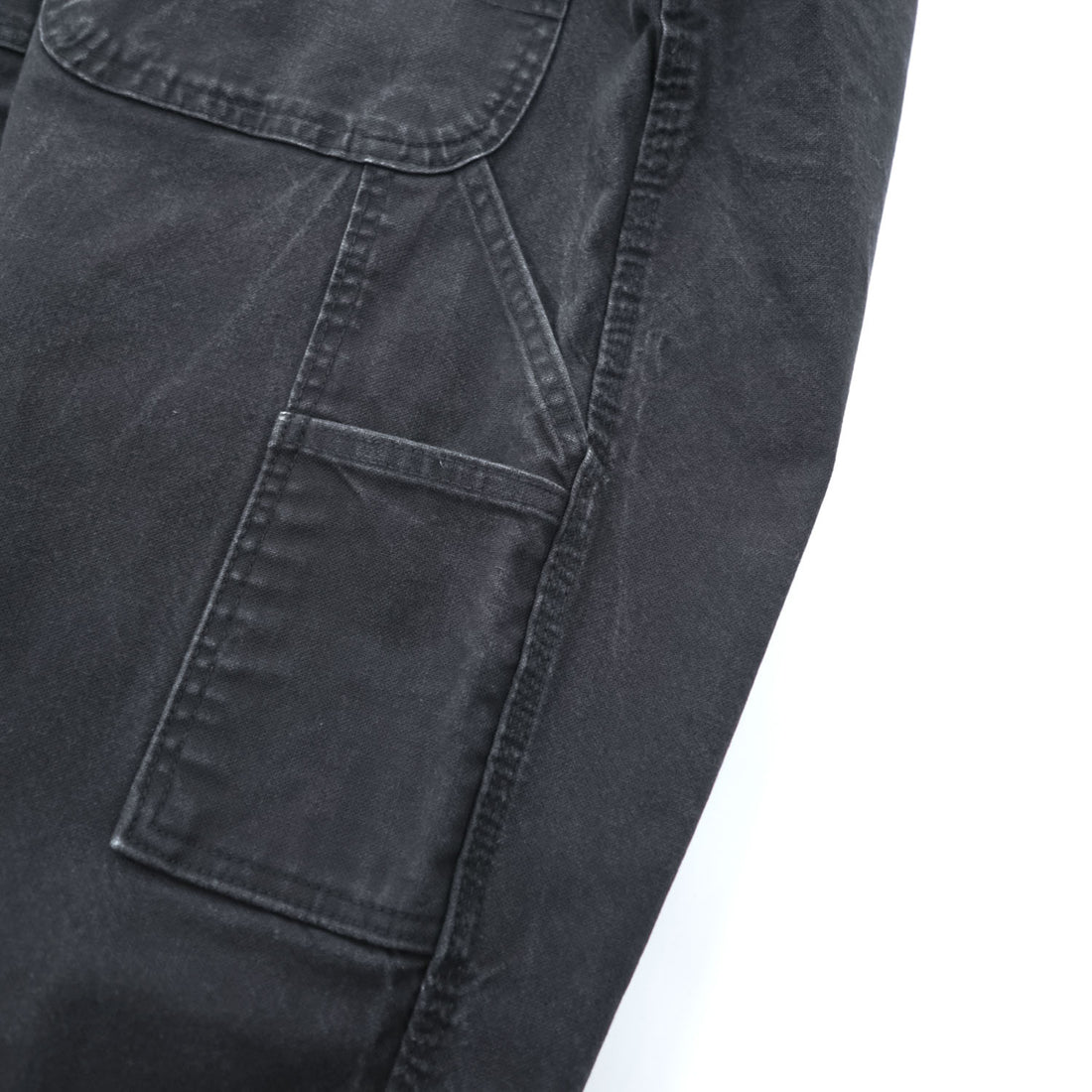 Dickies ダック地 ペインターパンツ 33 × 32 ブラック キャンバス