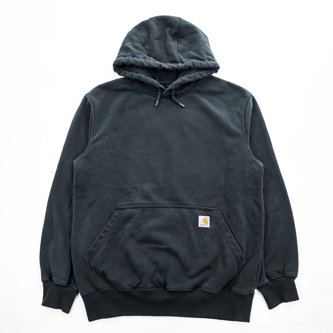 carhartt プルオーバー パーカー RAIN DEFFENDER ヘビーウェイト M ブラック 裏起毛 LOOSE FIT カンガルーポケット 100615 001